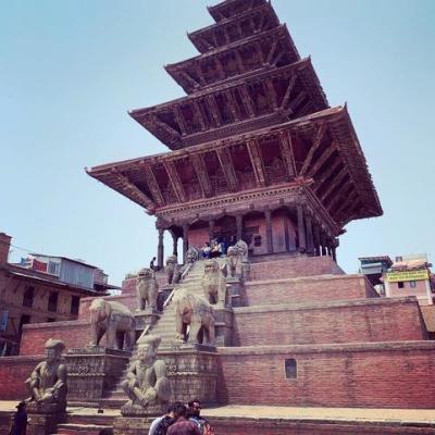 Statues at Bhaktapur Nepal structure