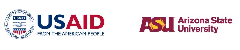 USAID Logo and ASU logo